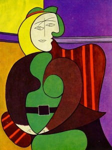 Picasso - "Femme assise sur un fauteuil rouge"
