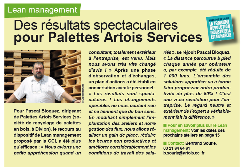 2014-09-temoignage-lean-palettes-artois-services CCI Le Mag