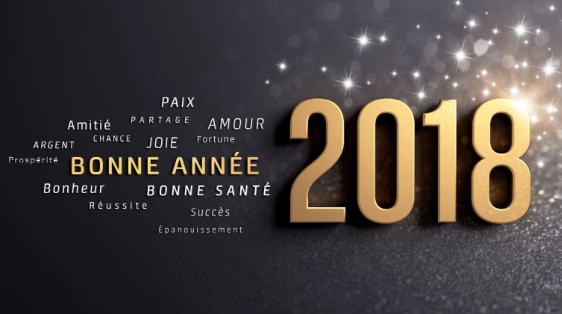 bonne annee 2018